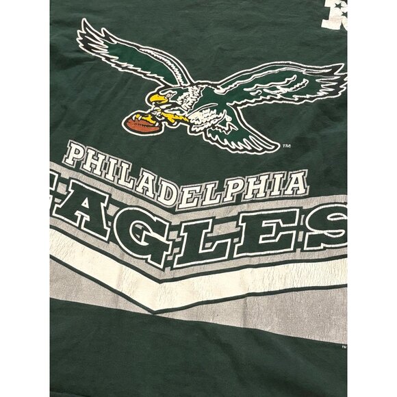 Vintage 1995 Salem Sportswear Philadelphia Eagles Double Sided AOP T-Shirt 2XL - Picture 5 of 7